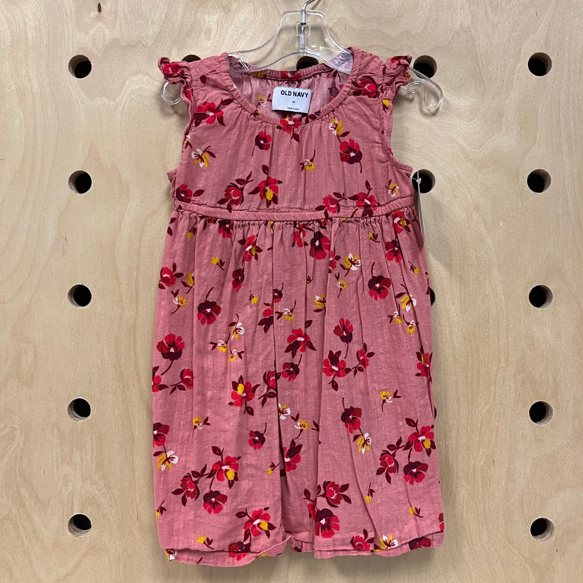Dusty Pink Floral Dress