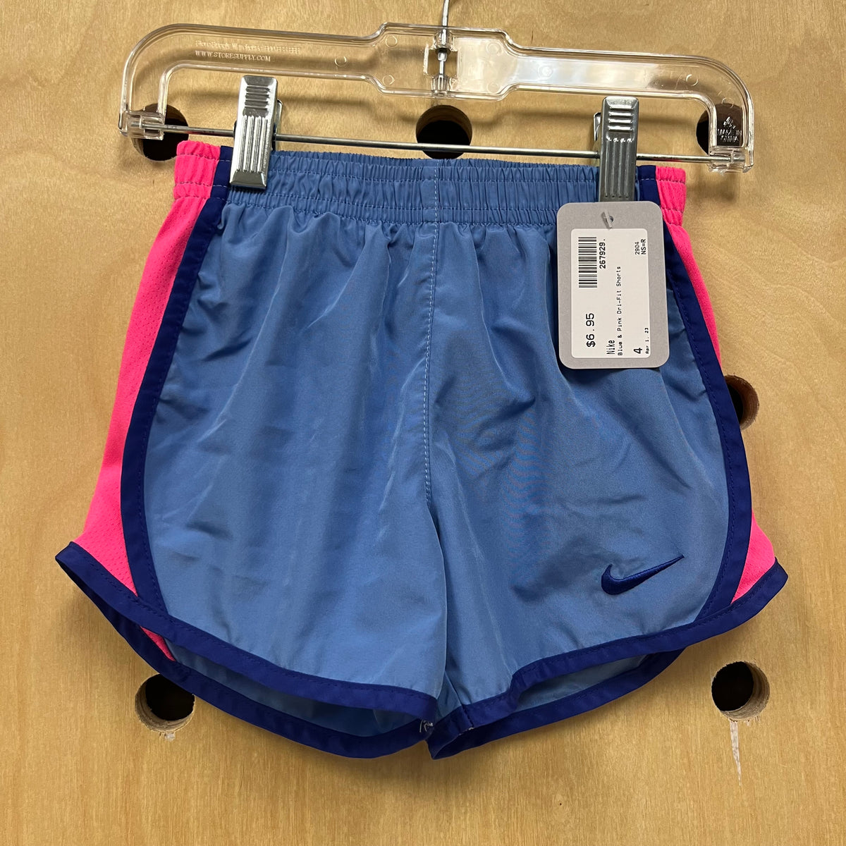 Blue & Pink Dri-Fit Shorts