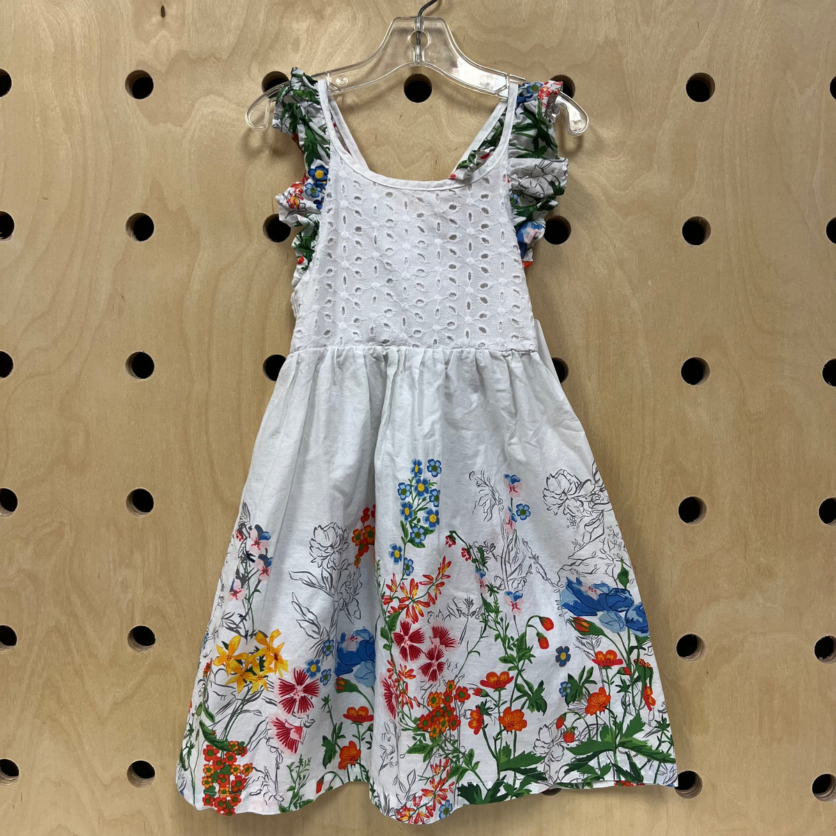 White Floral Dress