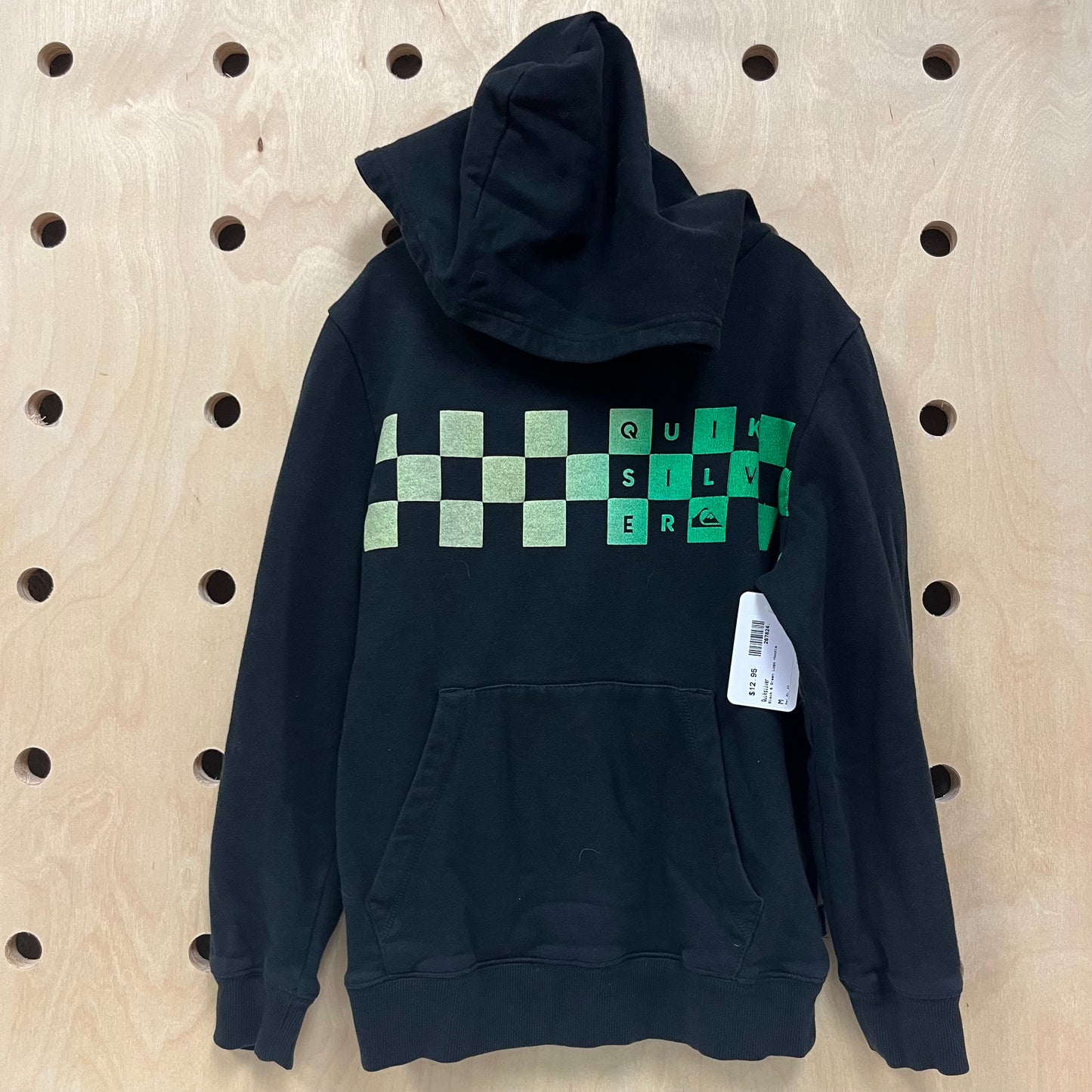 Black & Green Logo Hoodie