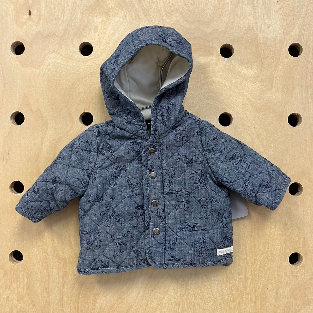 Snoopy Quilted Lined Jacket
