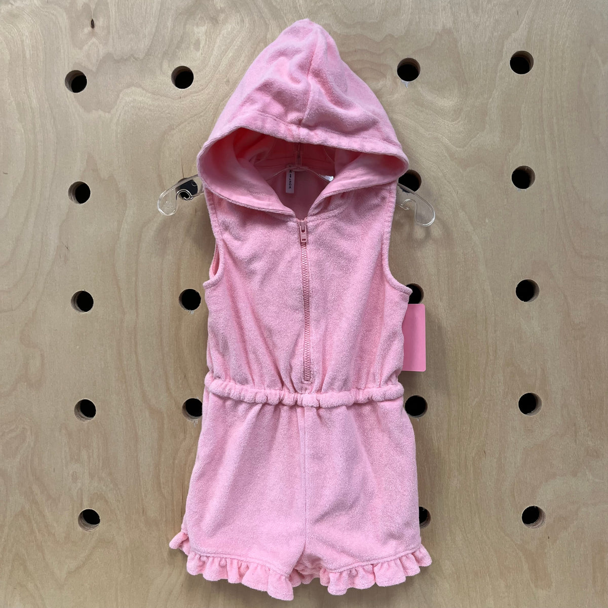 Pink Terry Romper