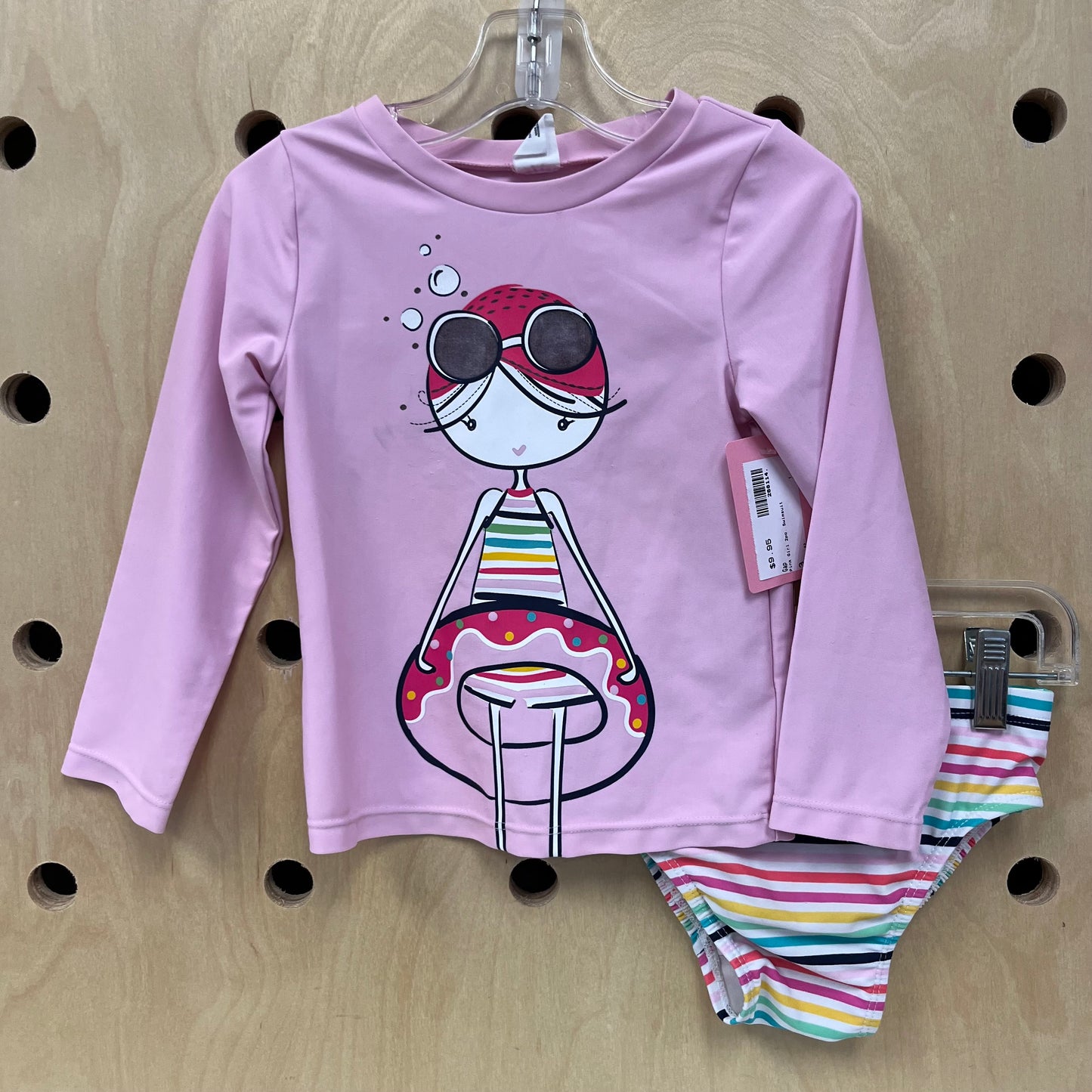 Pink Girl 2pc. Swimsuit