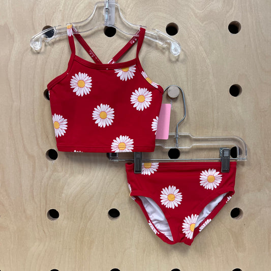 Red Daisy 2pc. Swimsuit