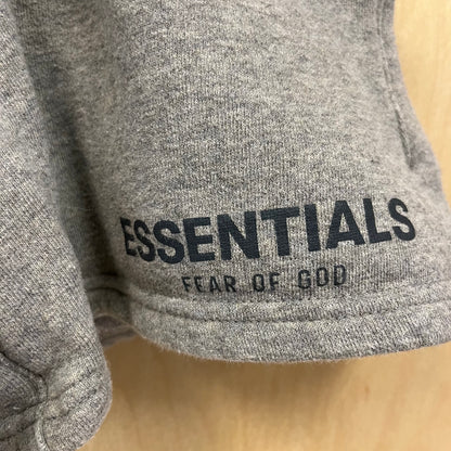 Grey Essentials Drawstring Shorts
