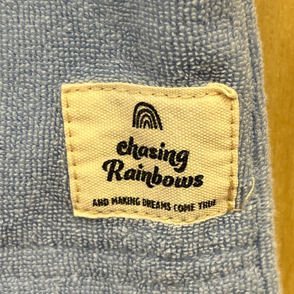 Blue Terry Chasing Rainbows Romper