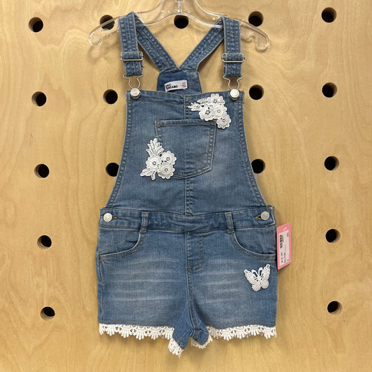 Denim & Lace Overalls