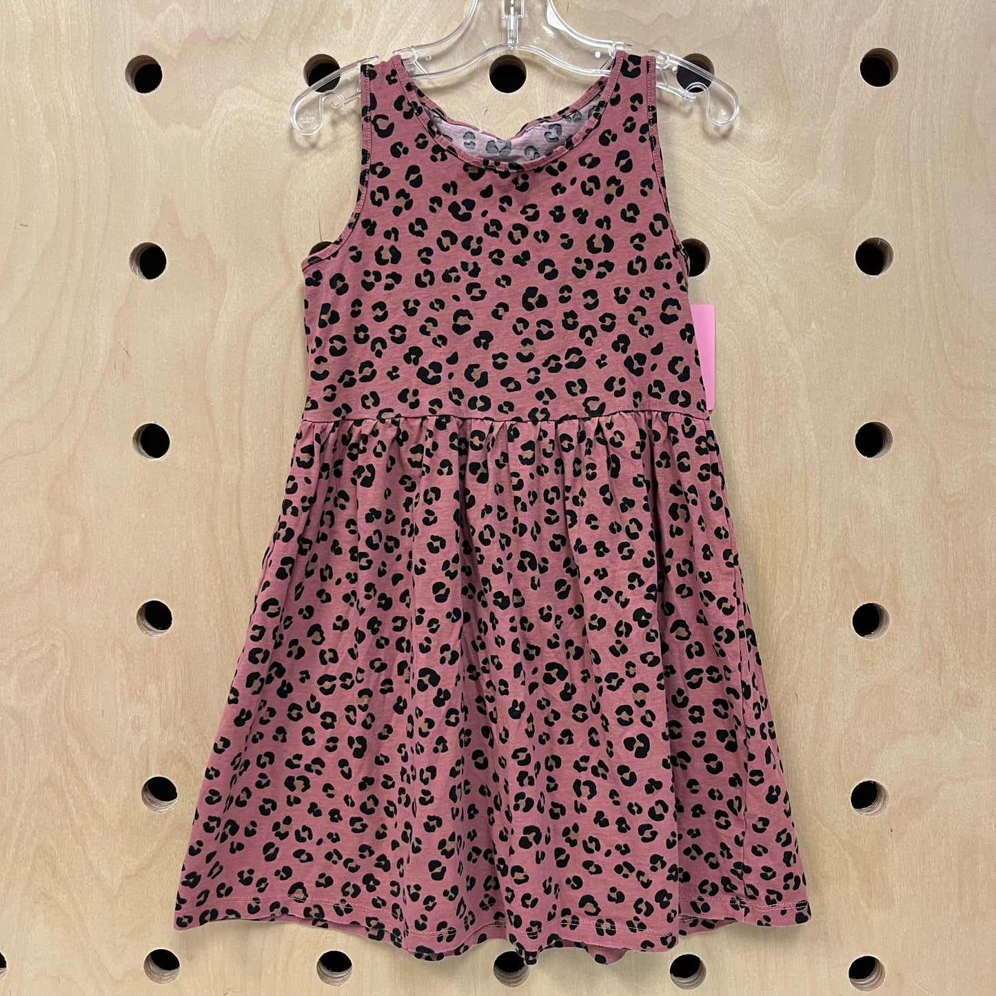 Dusty Mauve Leopard Dress
