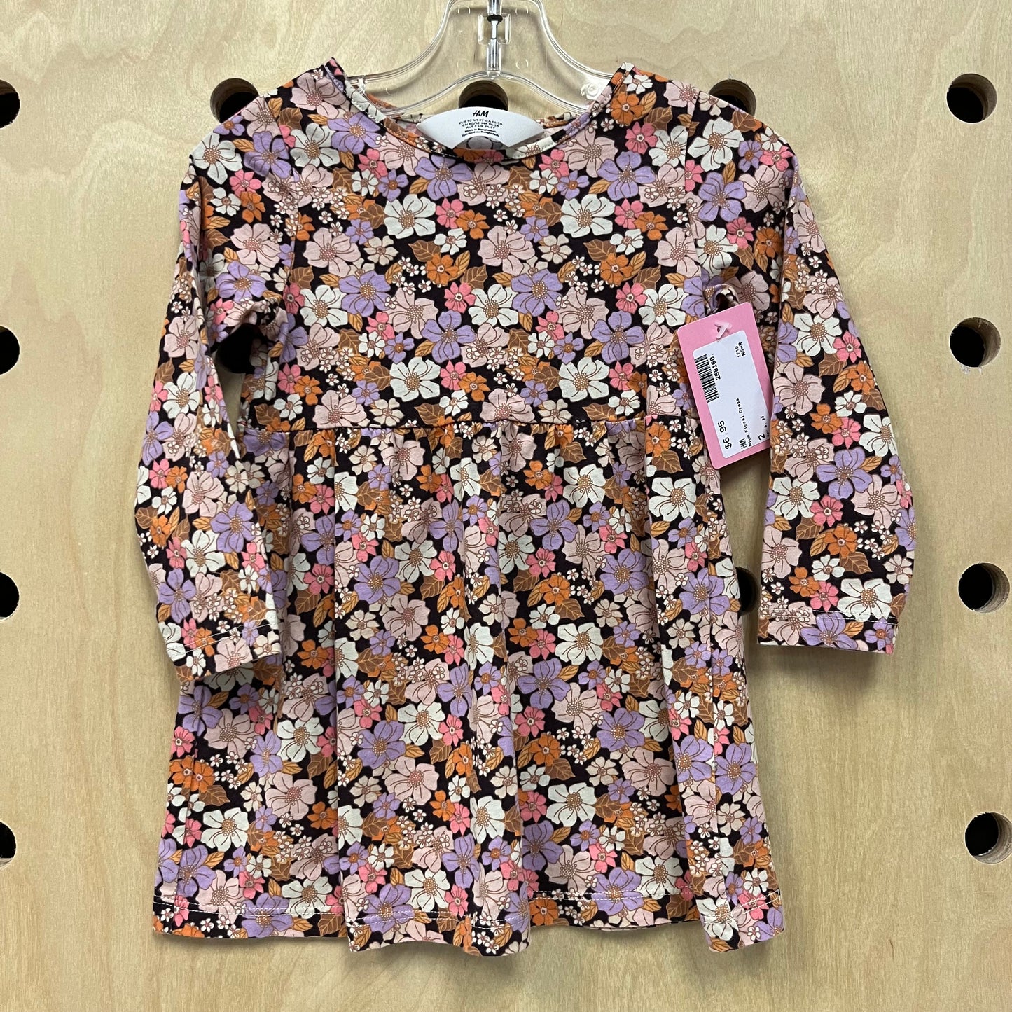 Plum Floral Dress