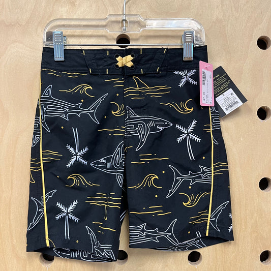 Black Shark Swim Trunks NEW!