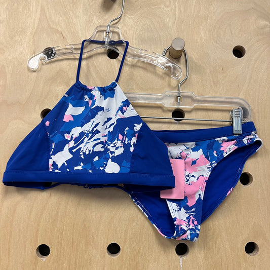 Blue Floral 2pc. Swimsuit