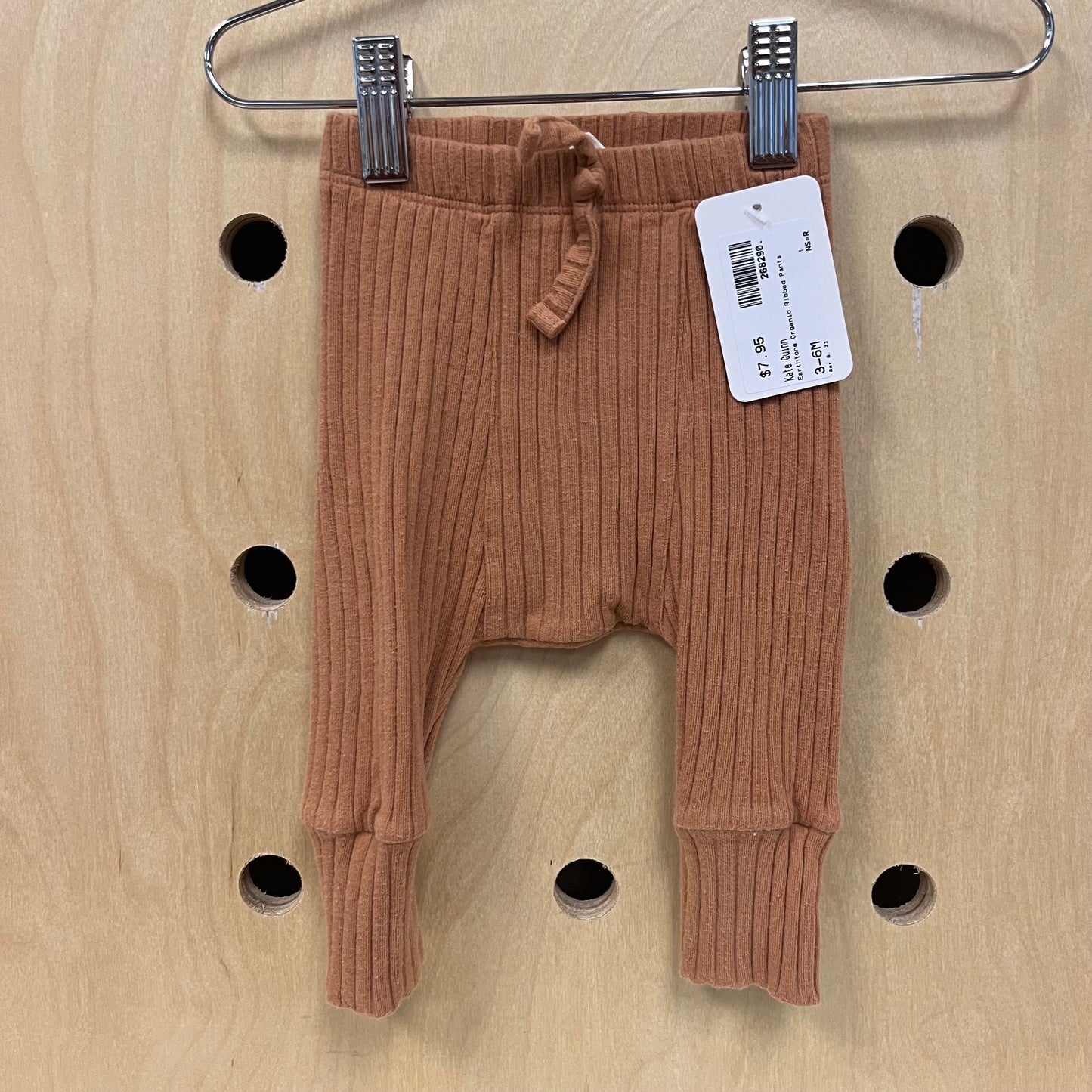 Earthtone Organic Ribbed Pants