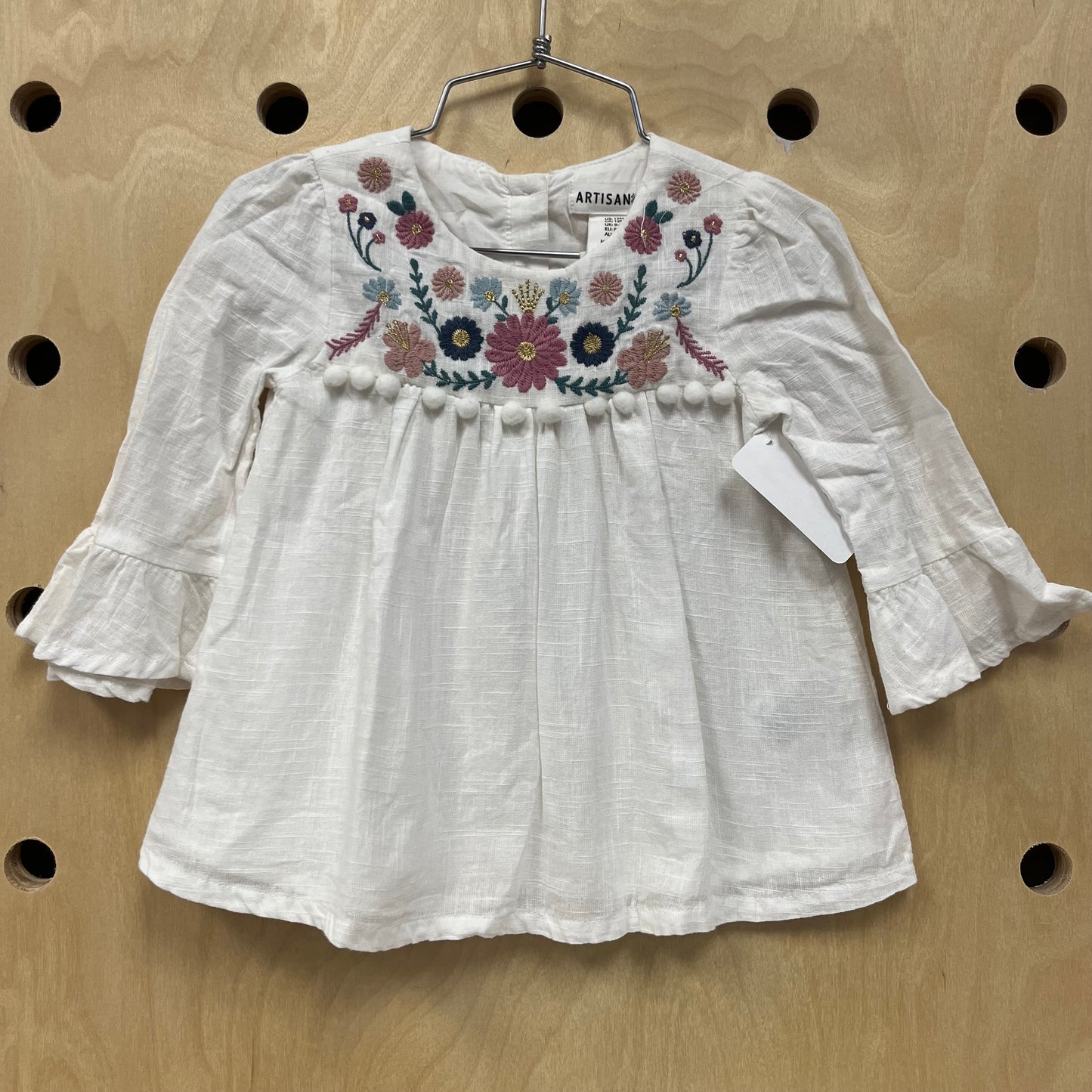 White Embroidered Dress