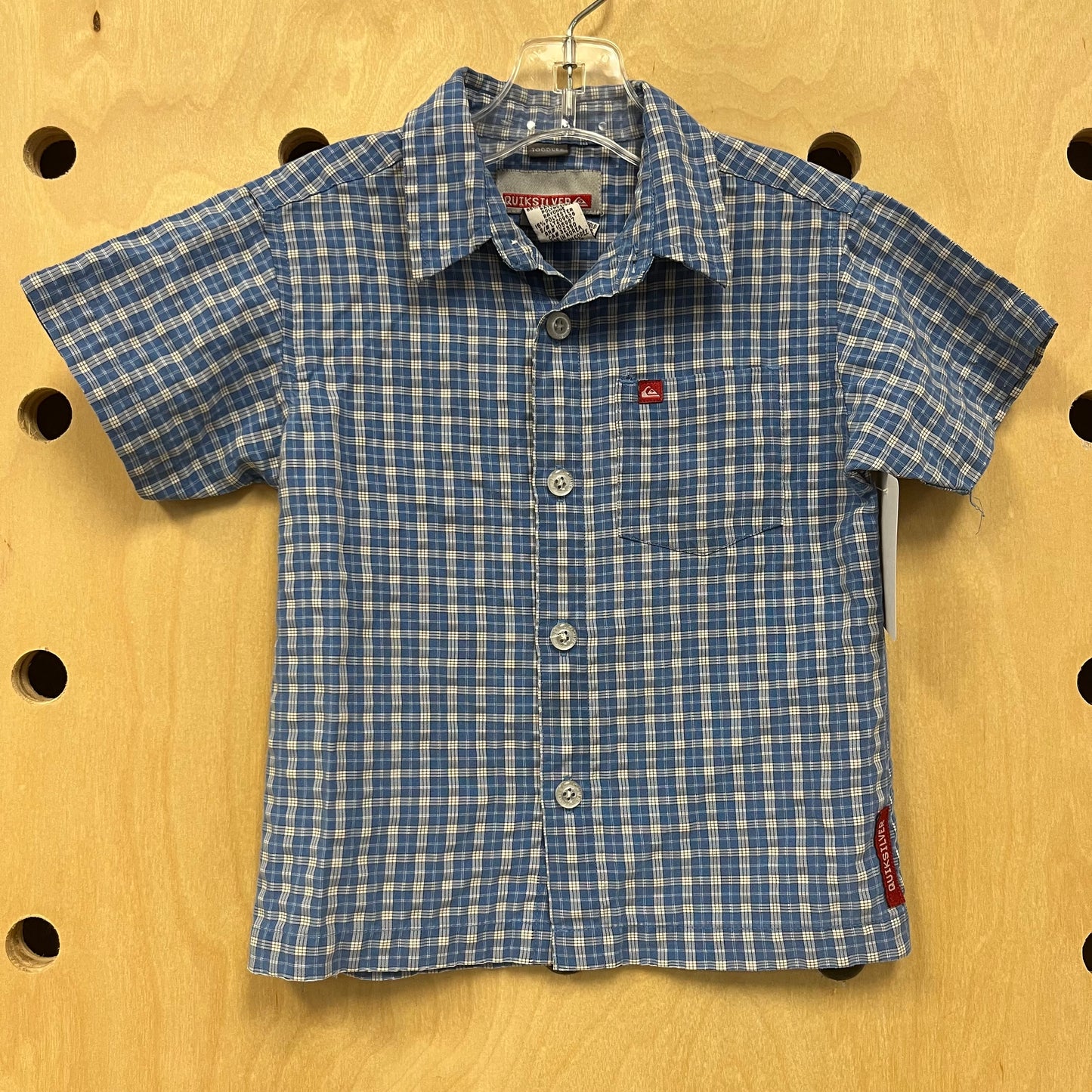 Blue Plaid Button Up Shirt