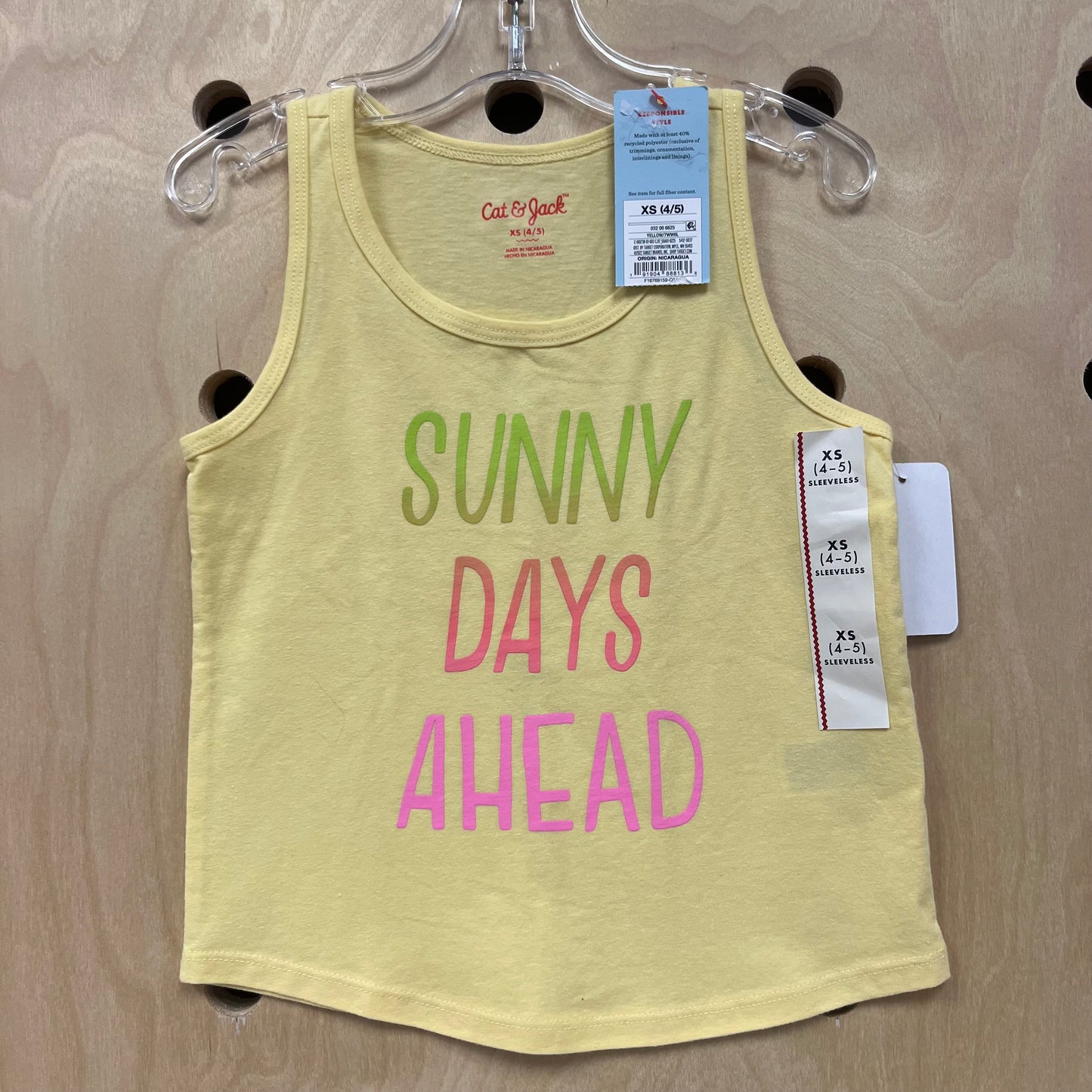 Yellow Sunny Days Tank NEW