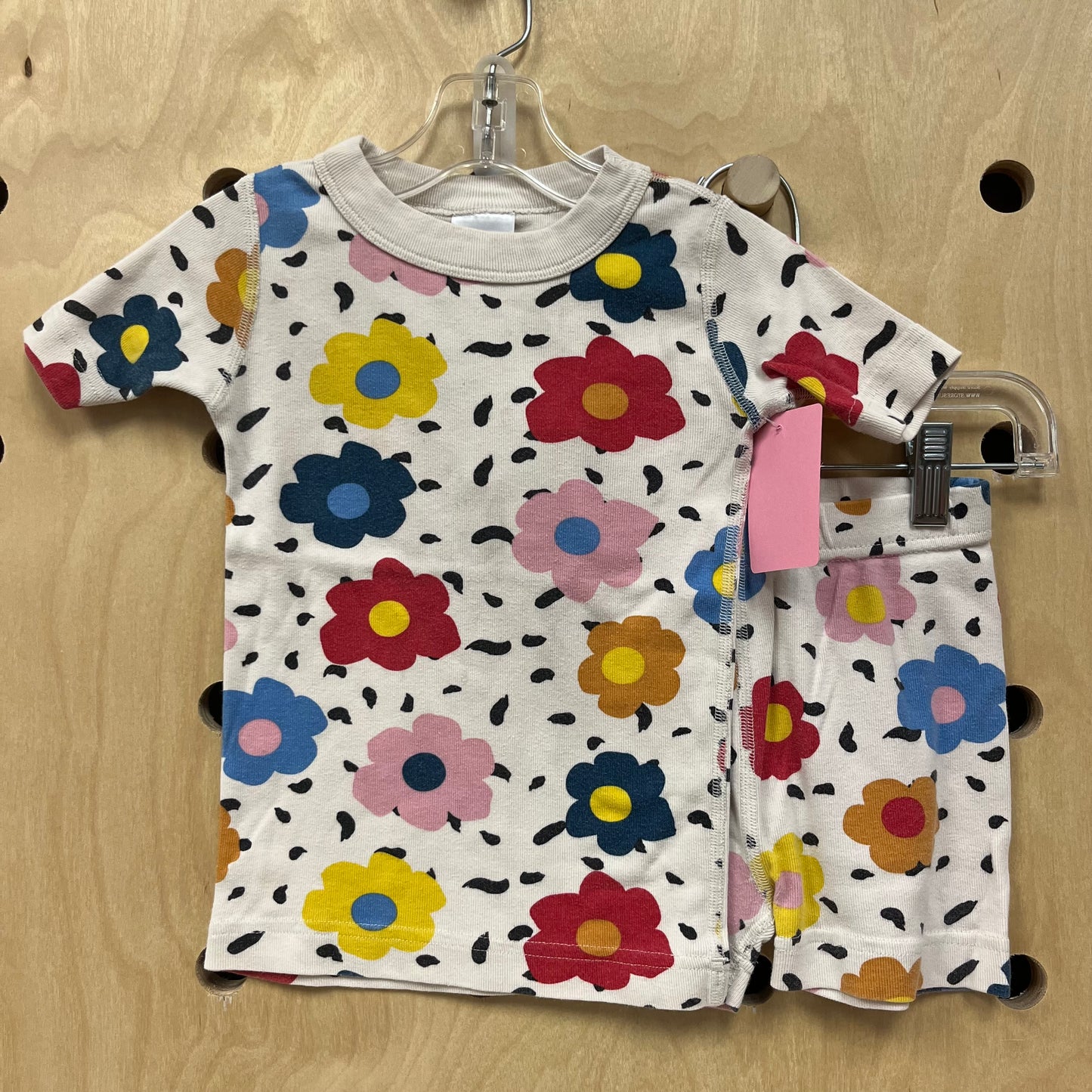 Cream Floral Organic Pajamas
