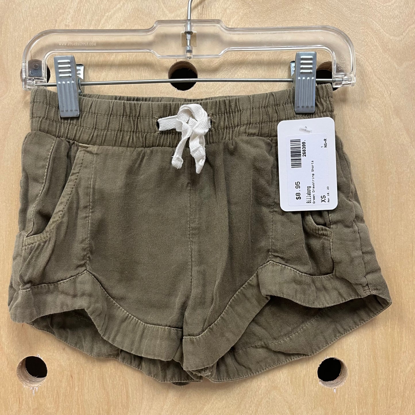 Green Drawstring Shorts