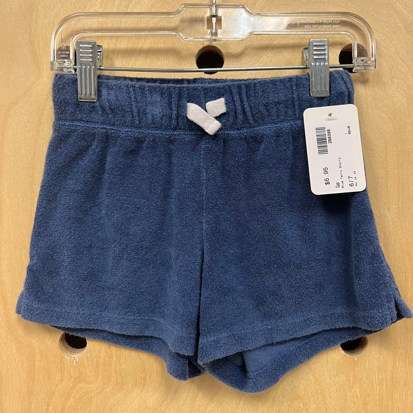 Blue Terry Shorts