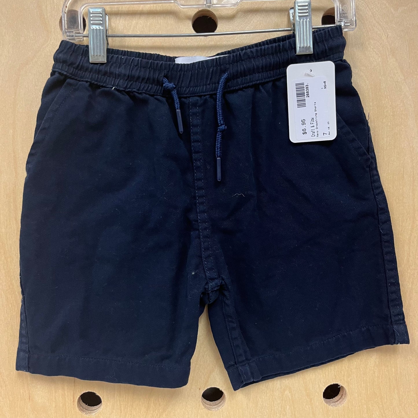 Navy Drawstring Shorts
