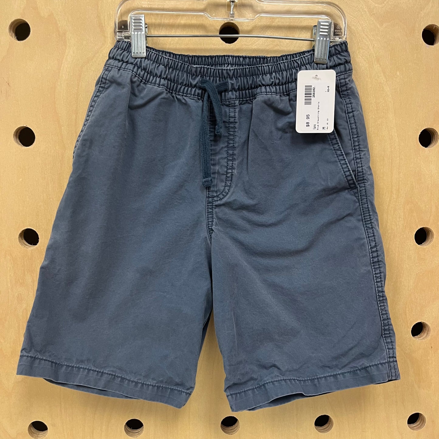 Blue Drawstring Shorts