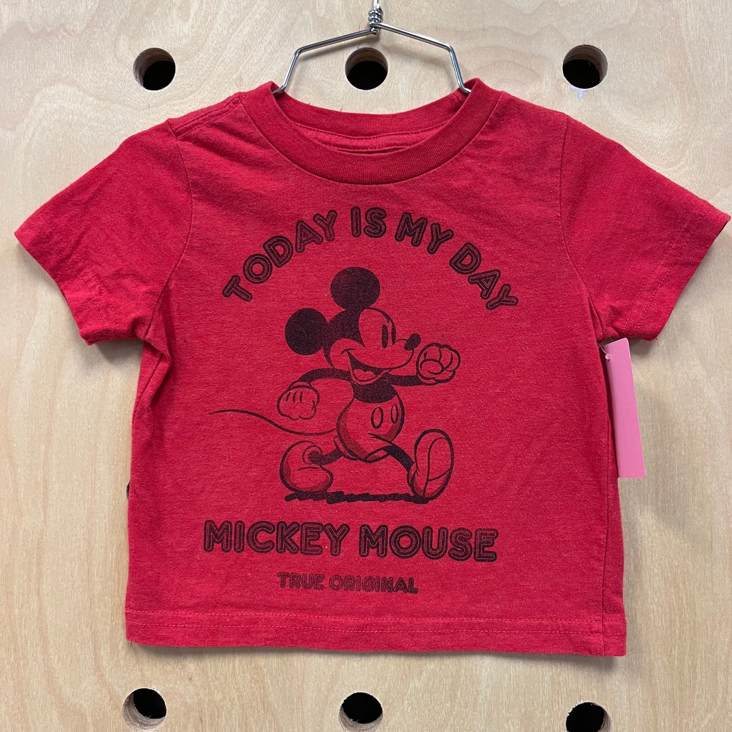 Red Today is My Day Mickey Tee