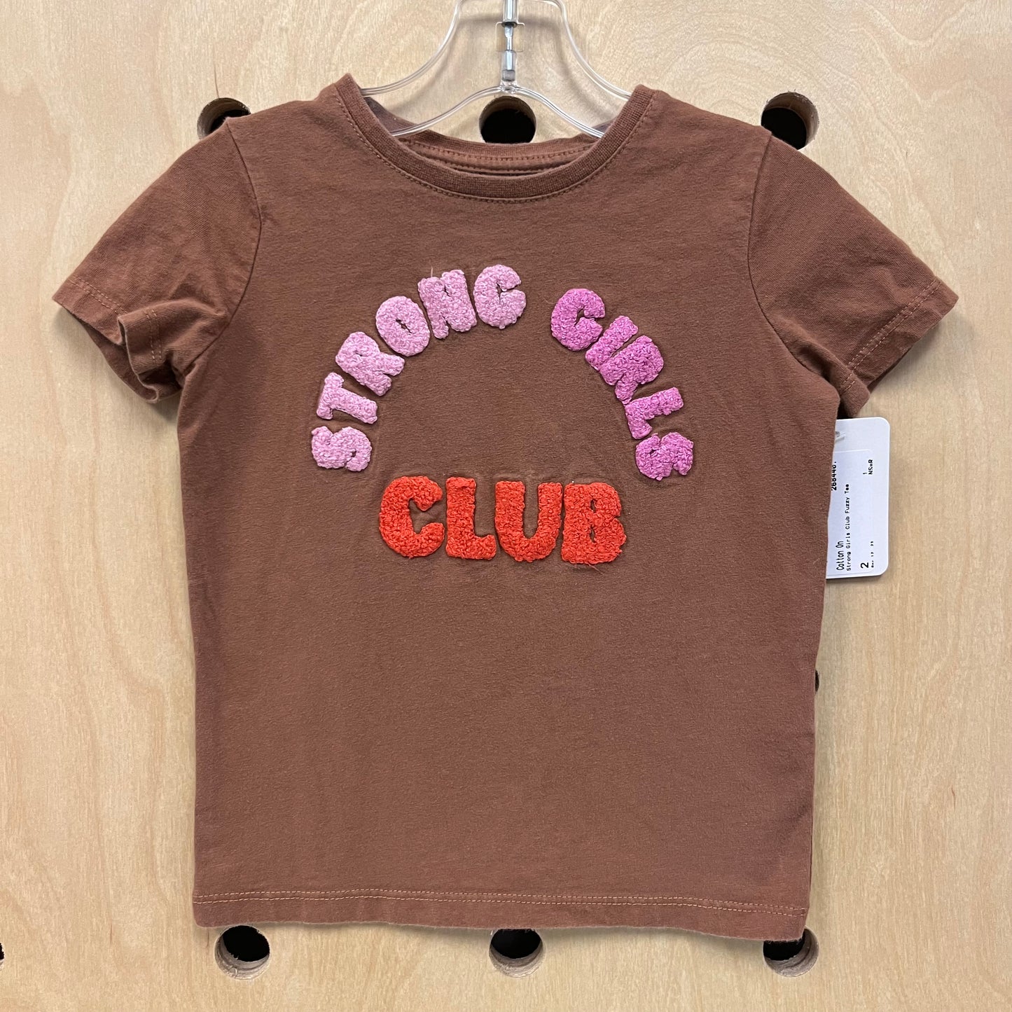 Strong Girls Club Fuzzy Tee
