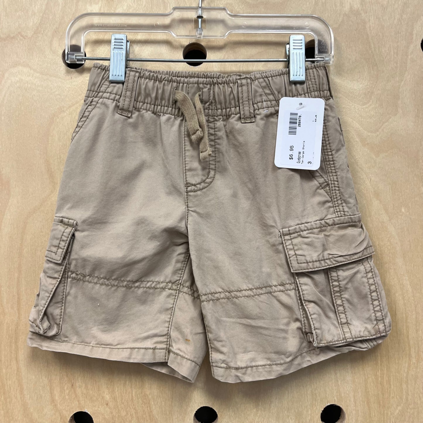 Tan Cargo Shorts