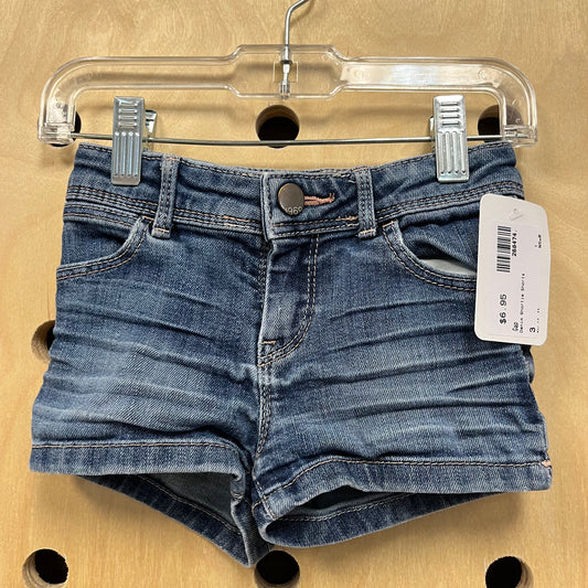 Denim Shortie Shorts