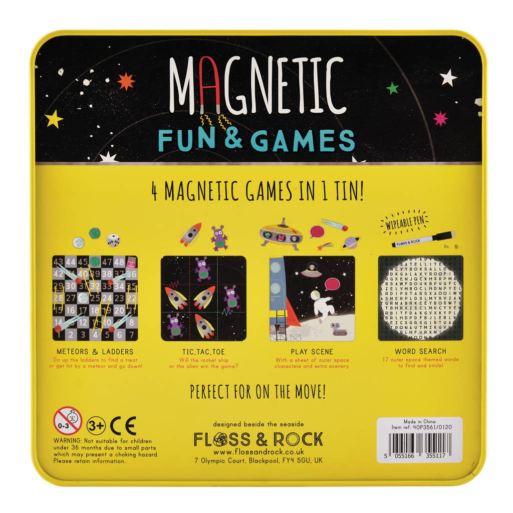 Space Magnet Games Tin
