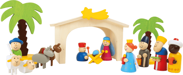 Wooden Nativity Set