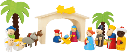 Wooden Nativity Set