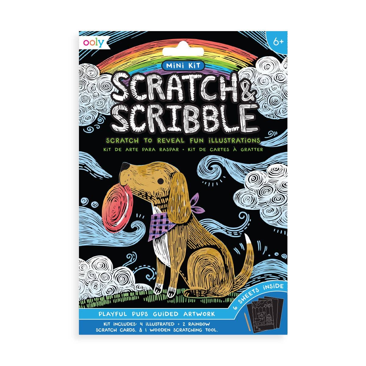 Scratch & Scribble Playful Pup
