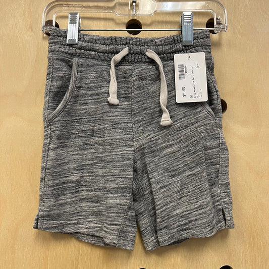 Grey Heathered Soft Shorts