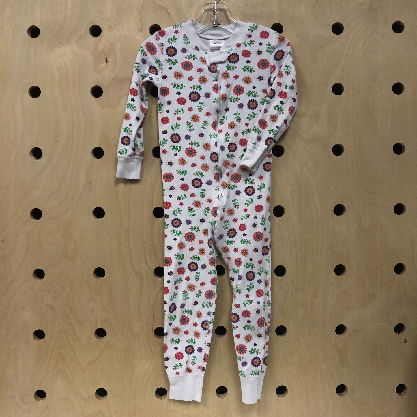 Floral Zippered Pajamas