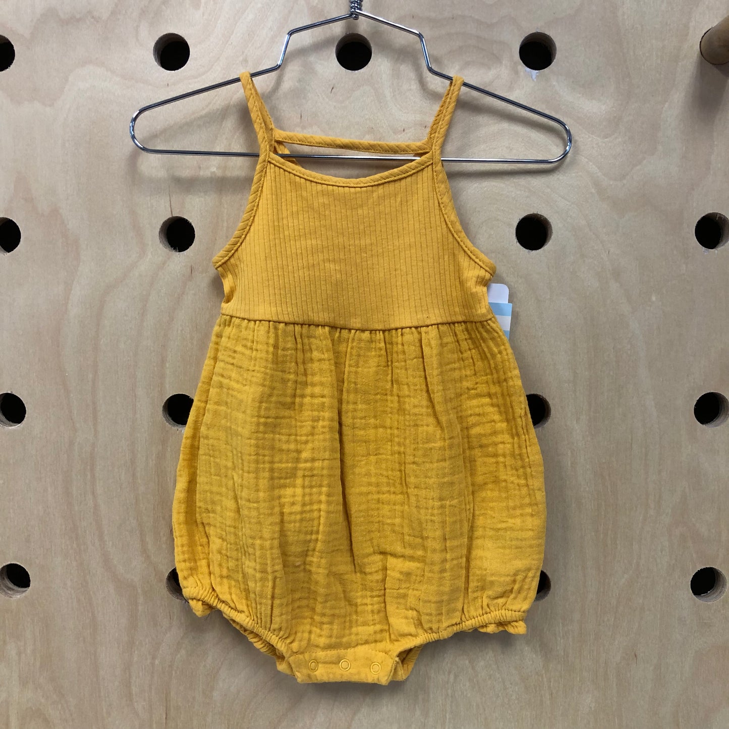 Mustard Gauze Romper NEW!