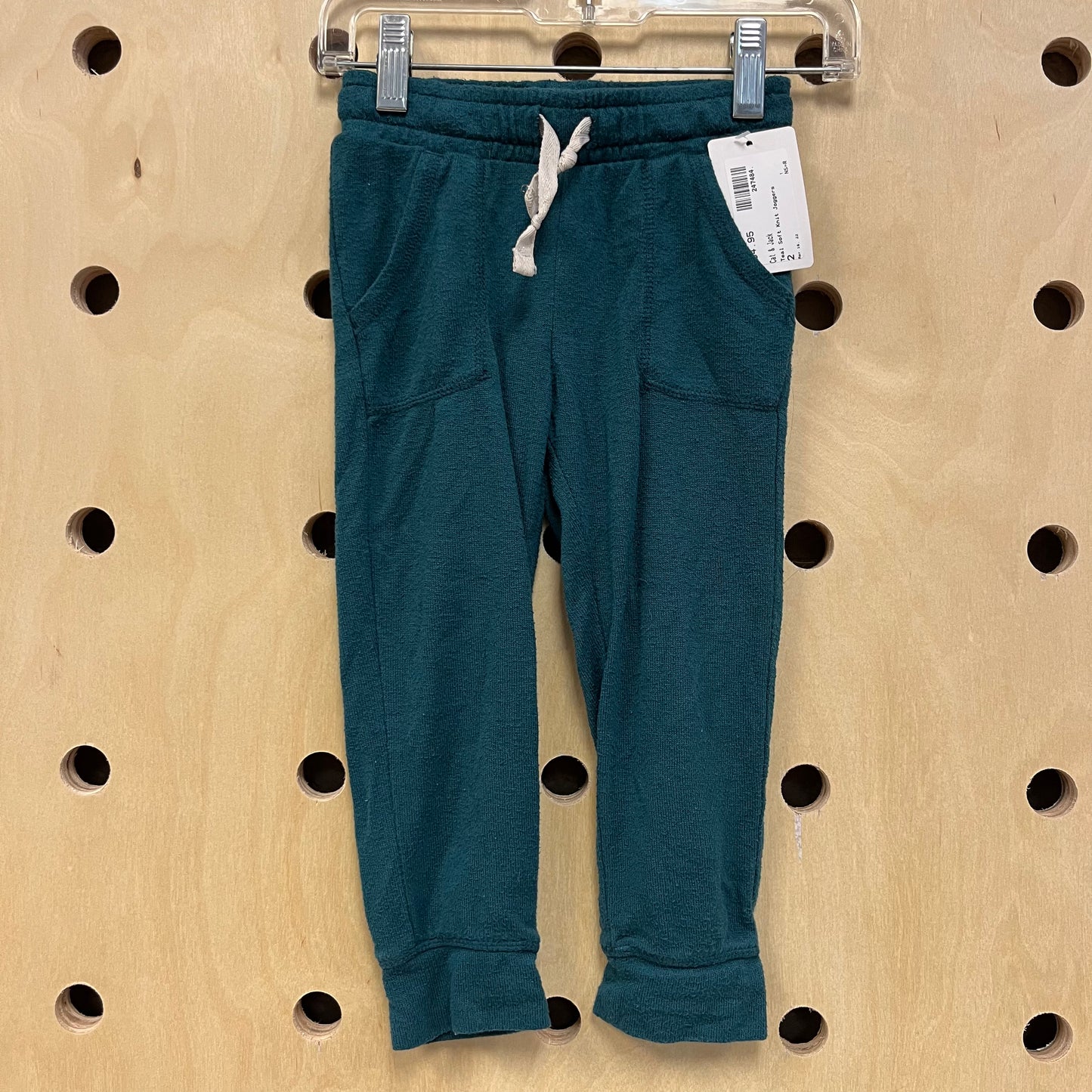 Teal Soft Knit Joggers