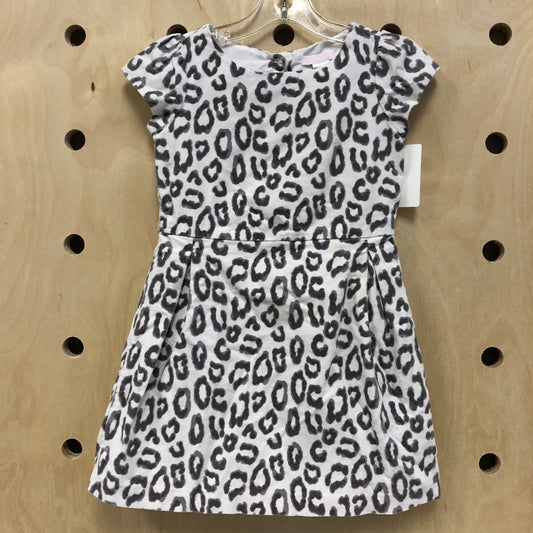 Animal Print Velour Dress