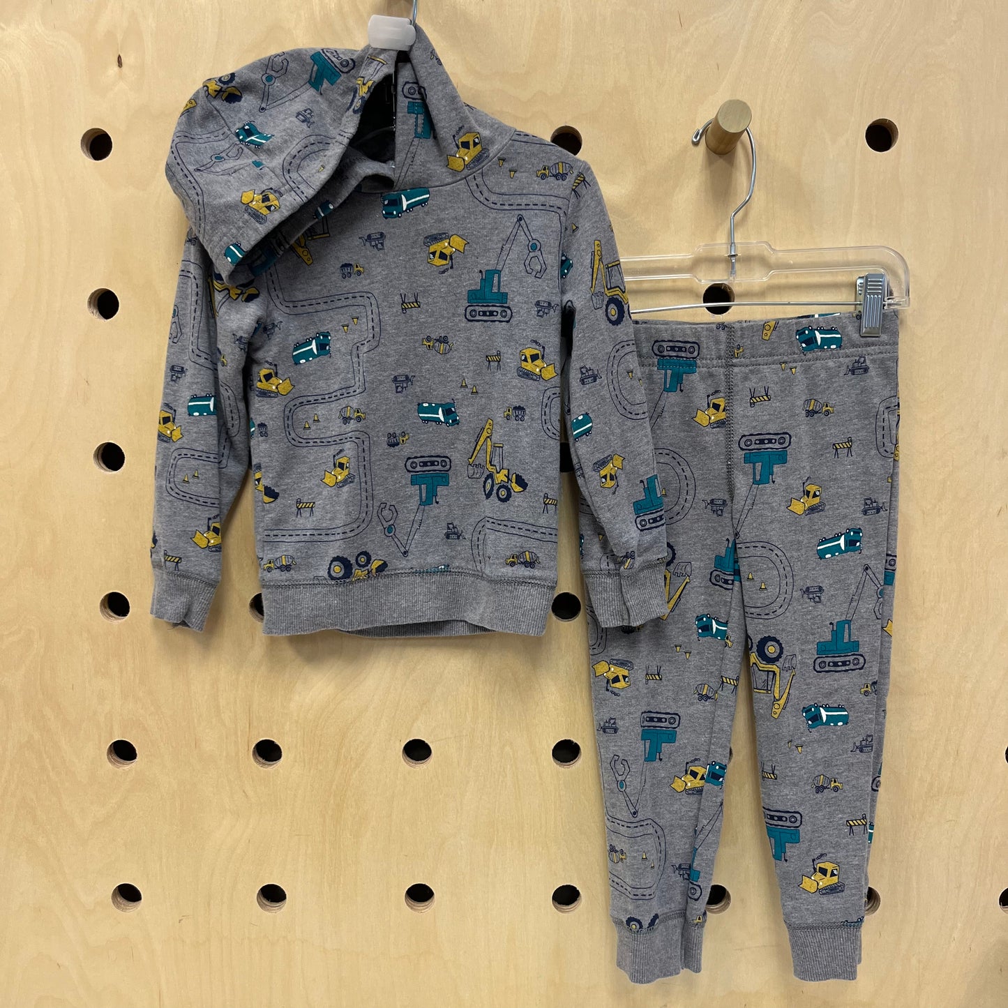 Grey Construction Sweatsuit