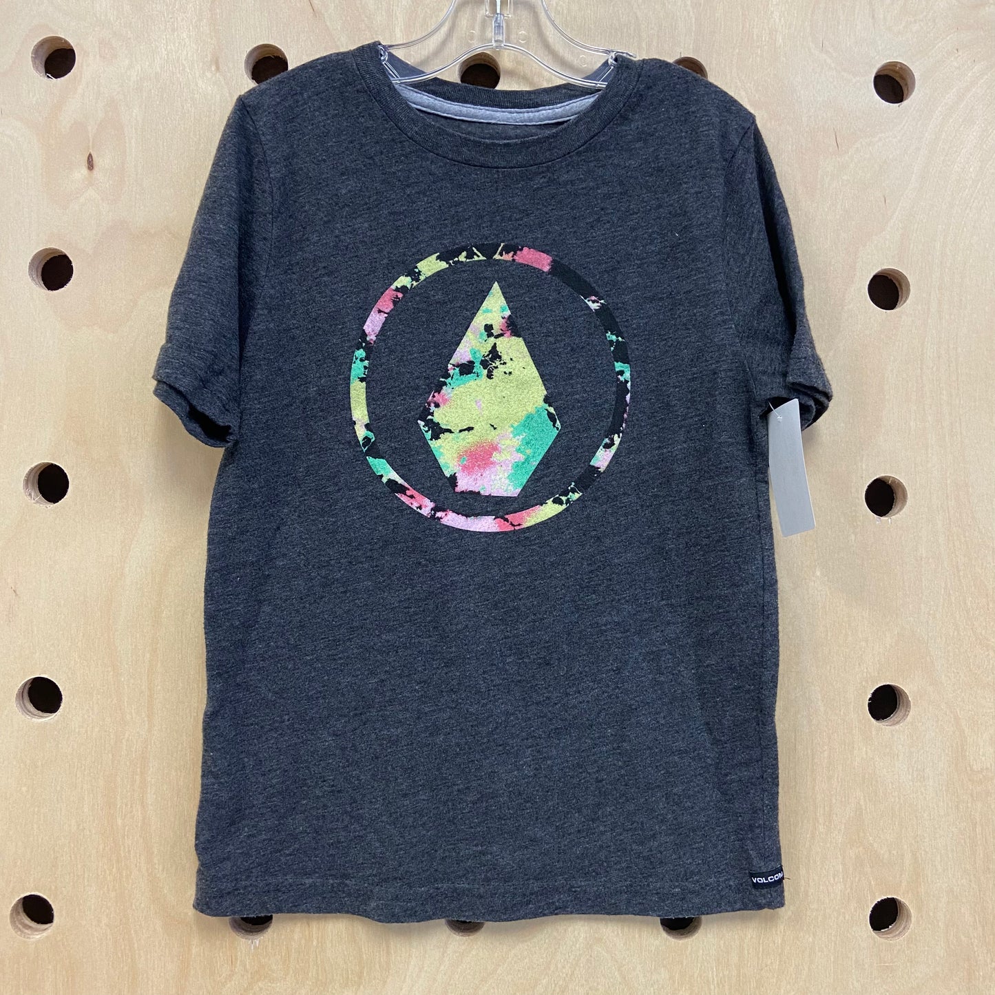 Grey Colorful Logo Tee