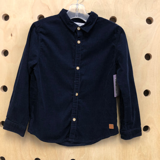 Blue Cord LS Shirt