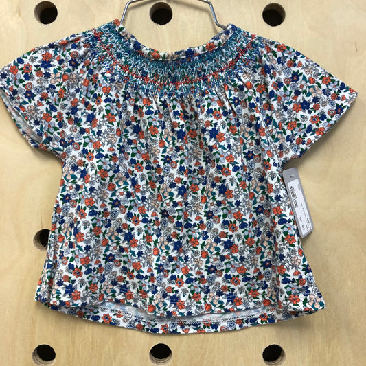Floral Smocked Top