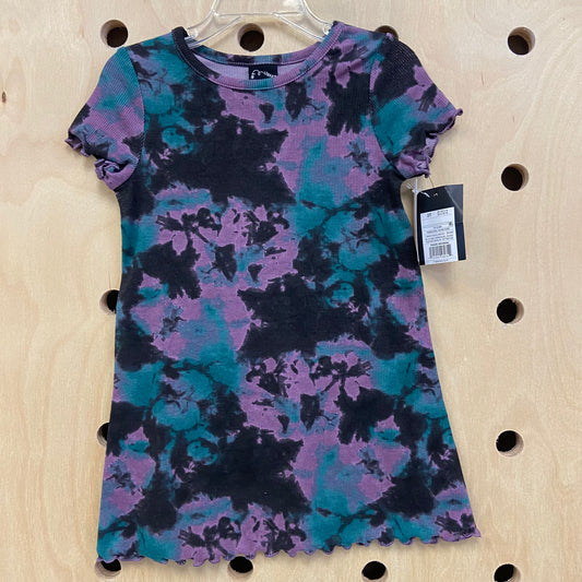 Black , Purple Teal Dress NEW!
