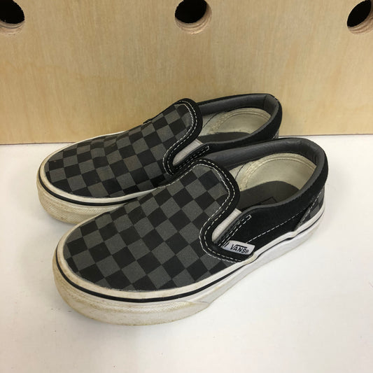 Black & Grey Slip Ons