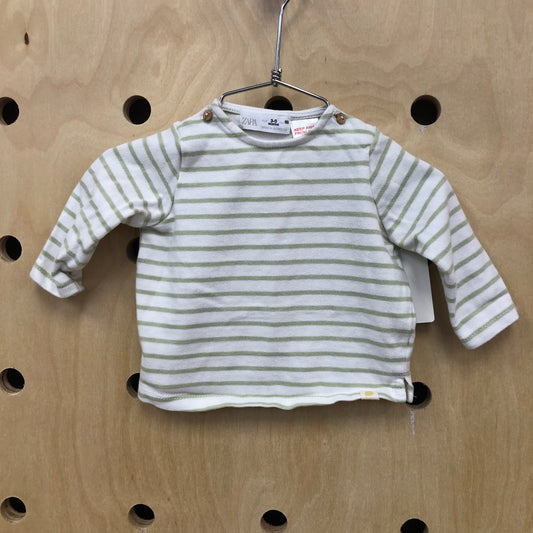Mint Striped Top