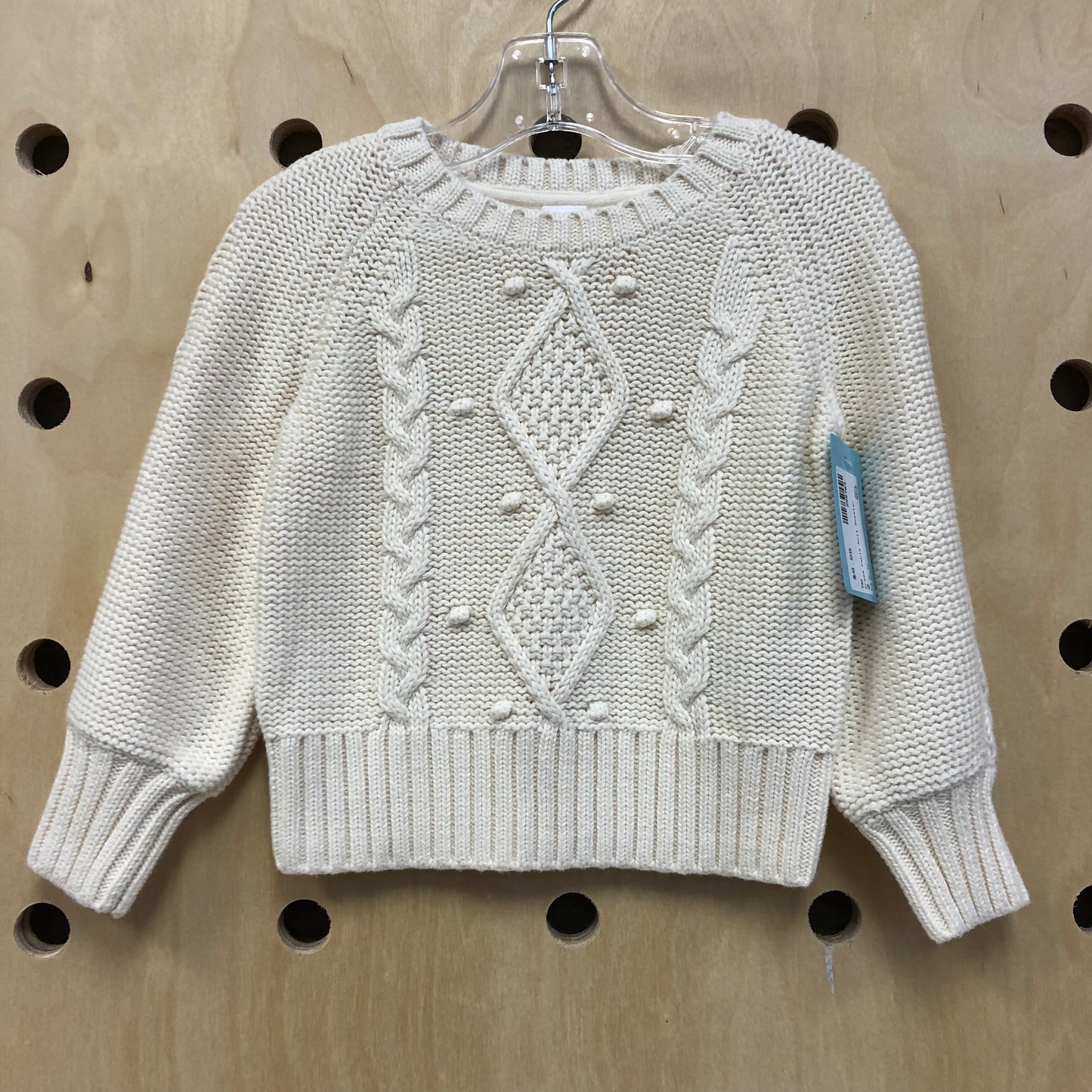 Cream Cable Knit Sweater