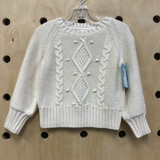 Cream Cable Knit Sweater