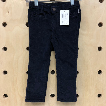 Navy Sparkle Velour Bottoms