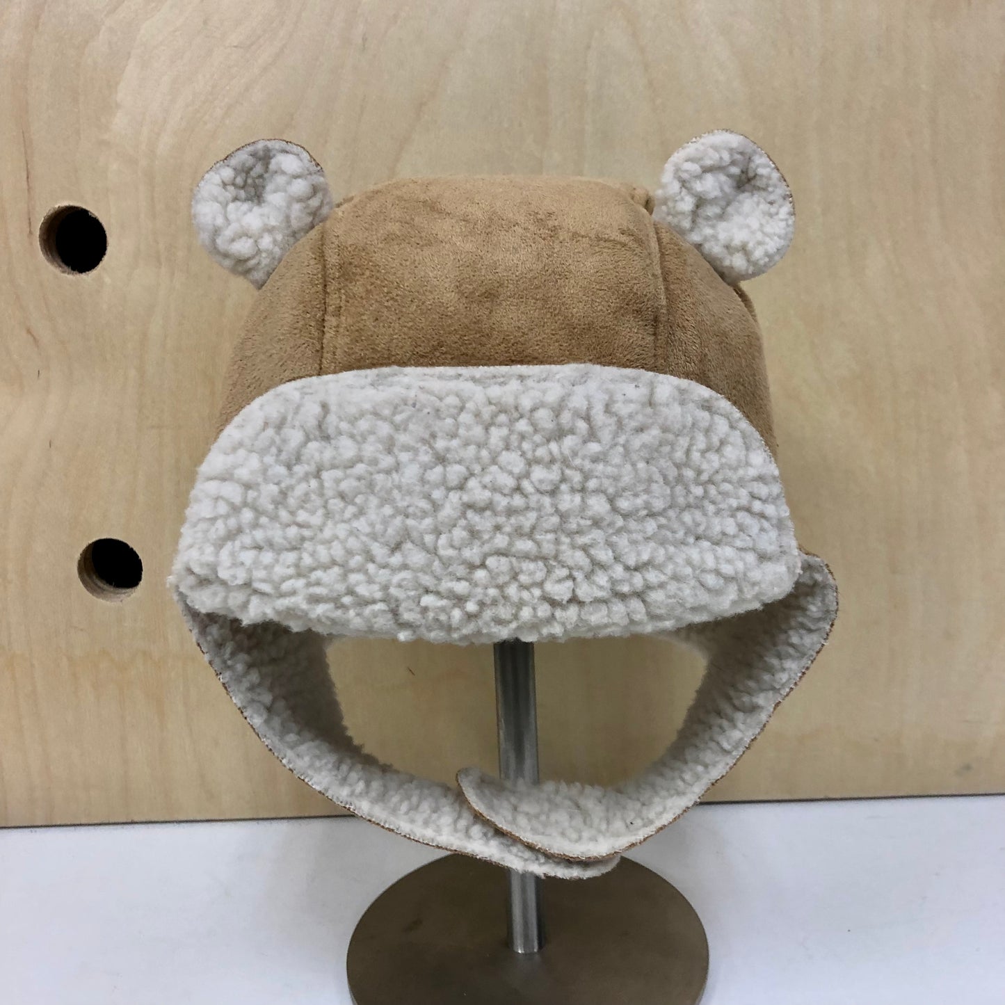 Tan Suede Trapper Hat