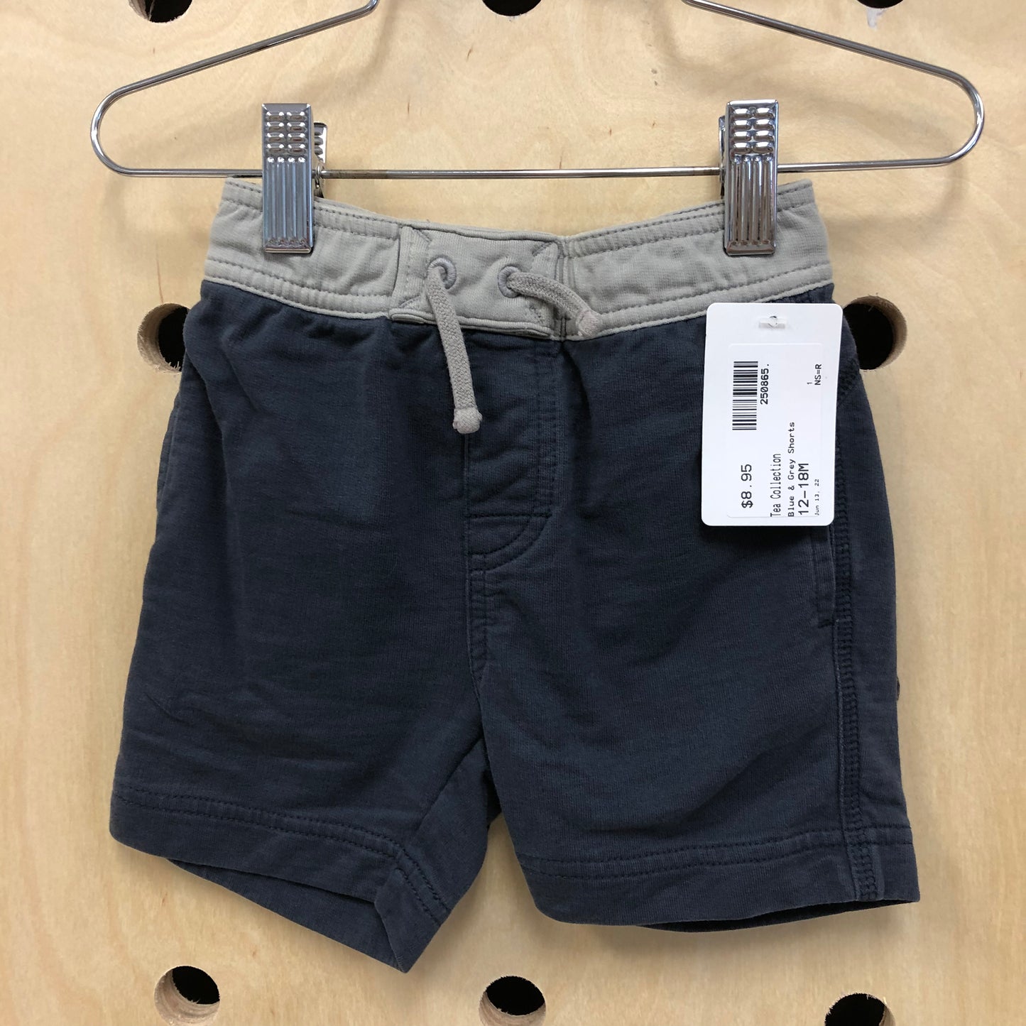 Blue & Grey Shorts
