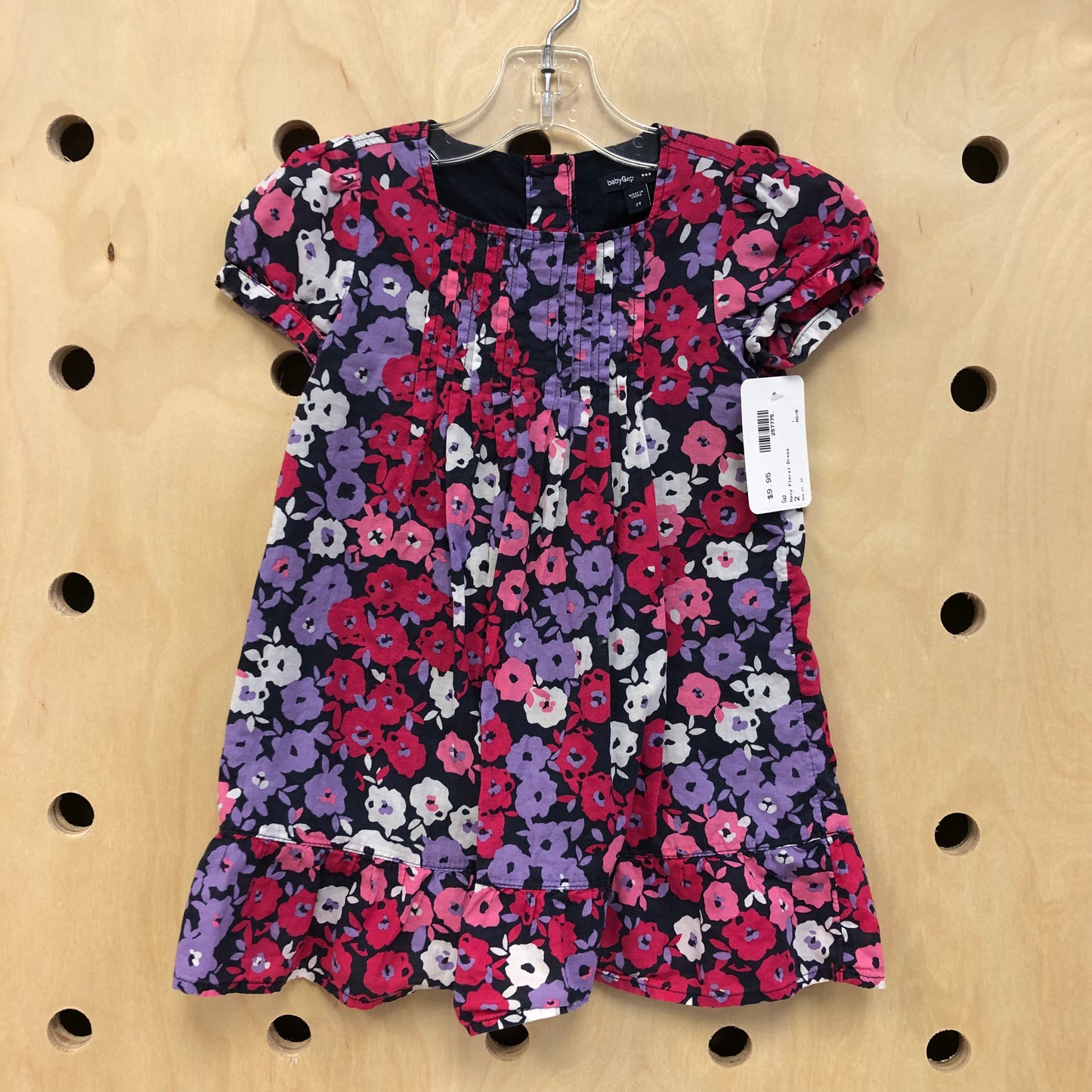 Navy Floral Dress